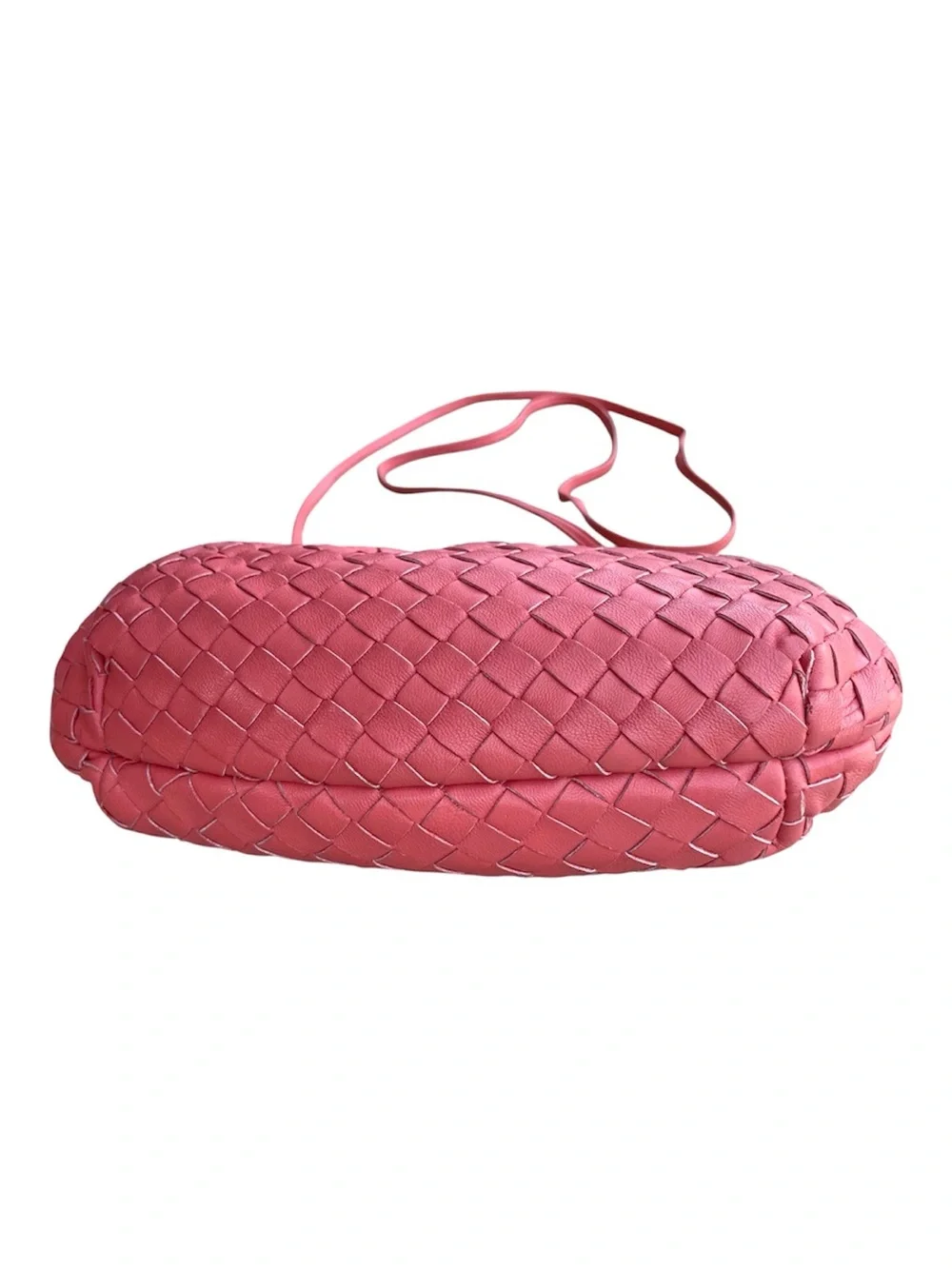 MAYERS  vintage woven leather kisslock crossbody/clutch.